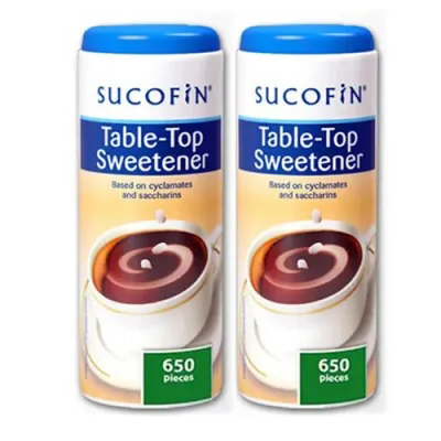 Pack of 2 SUCOFIN – Table-Top Sweetener 650 (1300 Tablets)